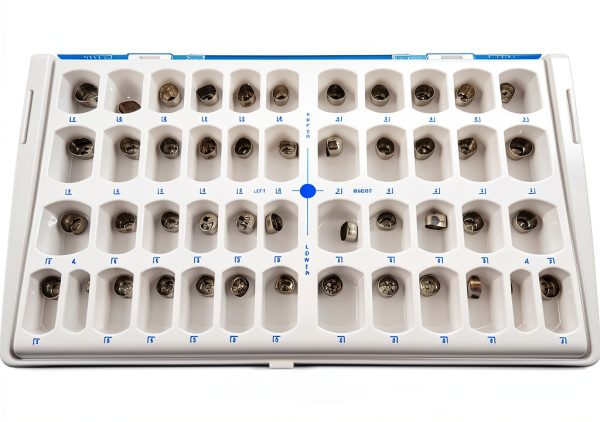 For Adult 24SizeX2=48Pcs Dental Molar Crown Stainless Steel Crowns Protect Adult Teeth-0