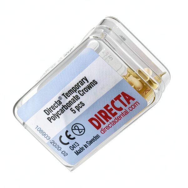 Directa 609210 Polycarbonate Dental Crowns #10 5/Pk Streamlined-3