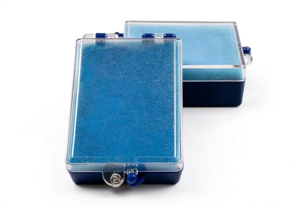 100 Pcs Dental Plastic Tooth Box with Foam Inserts Dental Crowns & Bridge Denture Box for Dental Lab/Dental Clinic-5
