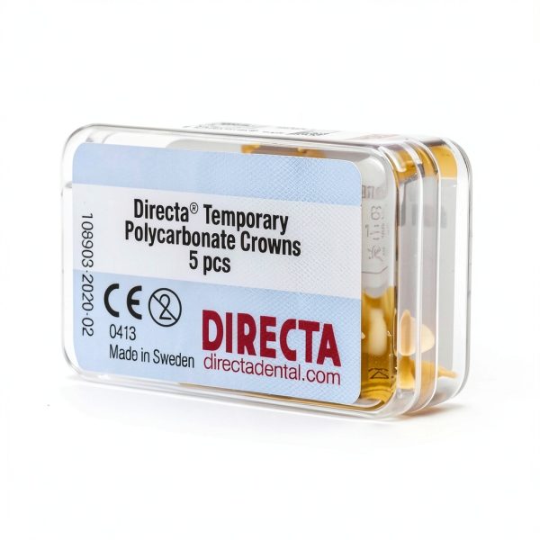 Directa 609210 Polycarbonate Dental Crowns #10 5/Pk Streamlined-0