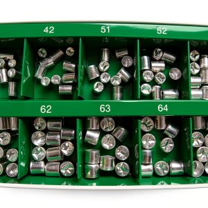 250 PCS:Dental Aluminum Temporary Crown (Premolar 5size + Molar 5size) *25EA-0